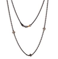 Collana Mano-J. Minimal in Titanio Diamante MINGIRTB3CROK - MINGIRTB3CROK